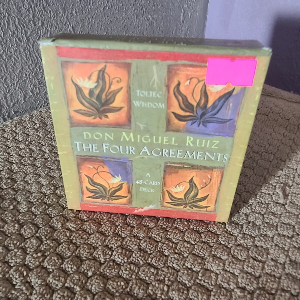 Amber-Allen The Four Agreements Card Deck‎ Unisex OS Green Toltec Wisdom